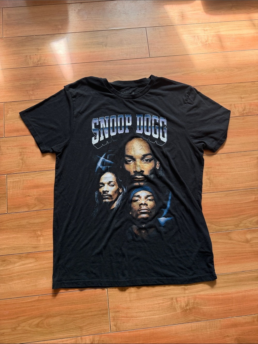 Snoop Dogg Men's Black Graphic Crewneck T-Shirt